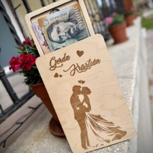 Esküvői pénzátadó – fiókos