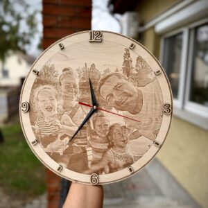 Saját fotós falióra